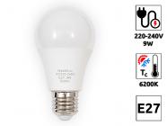 LED   BQ-G60-E27-9CPK, 9w, 6200K 